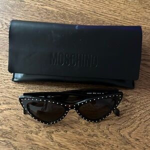 Moschino Women's Pointed Cat Eye Sunglasses,
